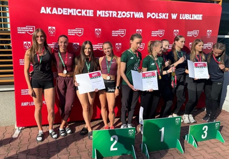 Radomscy lekkoatleci z medalami Akademickich Mistrzostw Polski
