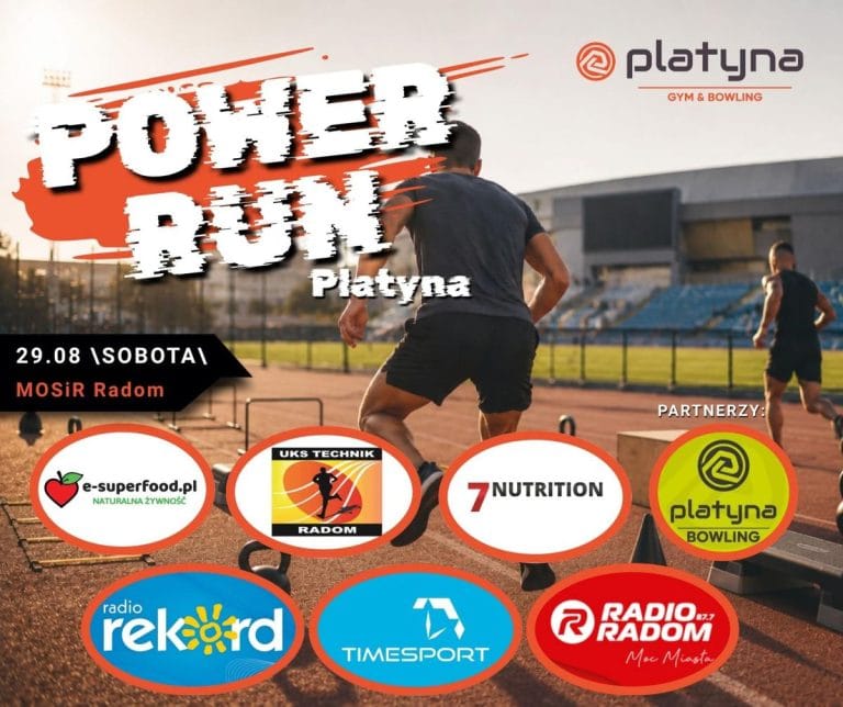 🔥 Już 29 sierpnia spotykamy się na POWER RUN PLATYNA!